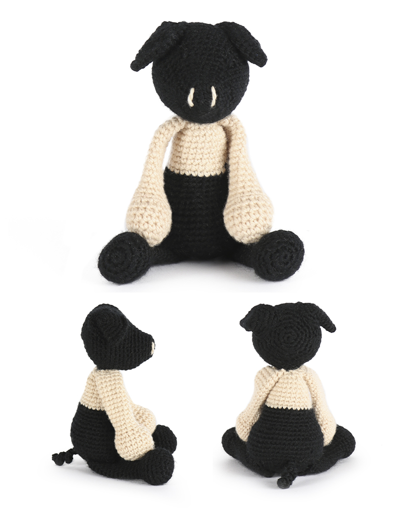 toft claudia the saddleback pig amigurumi crochet